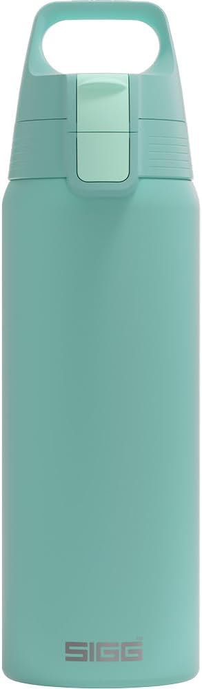 Sigg – Stainless Steel Drinking Bottle – Shield ONE Eco Green – Suitable for Carbonated Drinks – Leak-Proof – Feather-Light – BPA-Free – Outdoor & Fitness – Green – 0.75 L