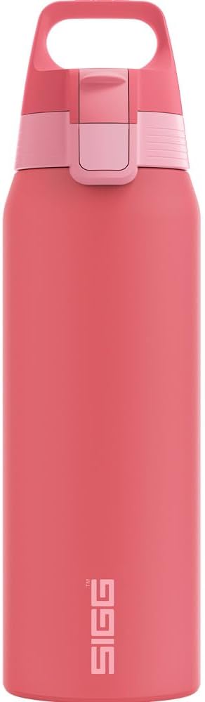 Sigg – Stainless Steel Drinking Bottle – Shield ONE Multicolour Reef – Suitable for Carbonated Drinks – Leak-Proof – Feather-Light – BPA-Free – Outdoor & Fitness – Turquoise – 0.75 L