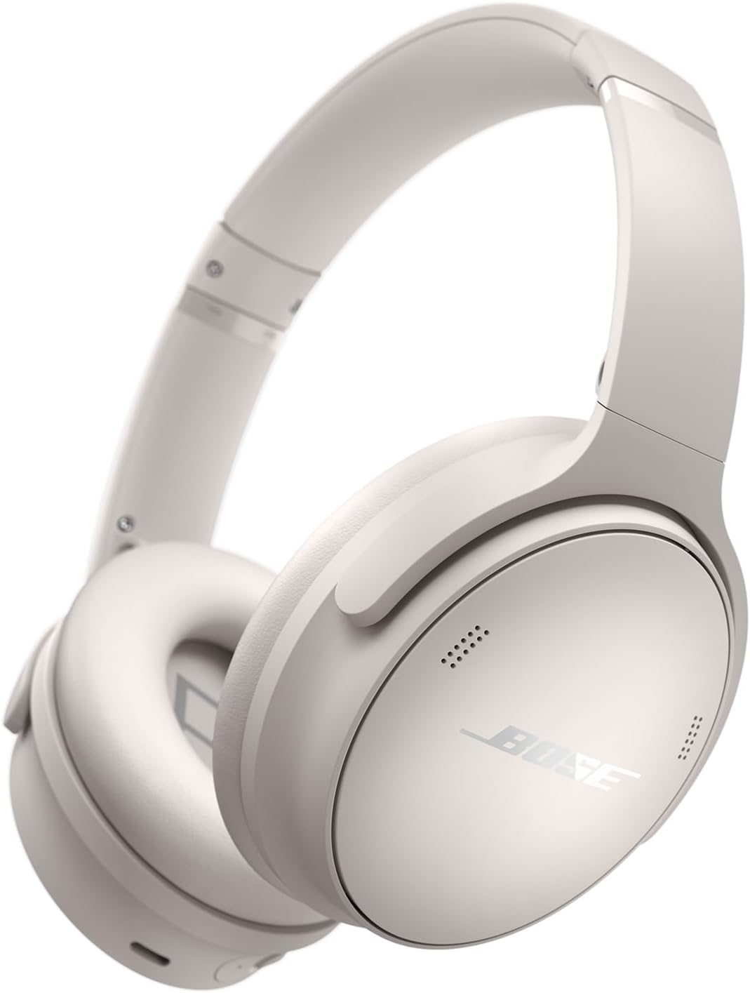Bose QuietComfort Headphones – Wireless Bluetooth Headphones, Active Over Ear Noise Cancelling and Mic, USB-C Charging, Deep Bass, Up to 24 Hours of Playtime, Moonlight Grey – Limited Edition Color