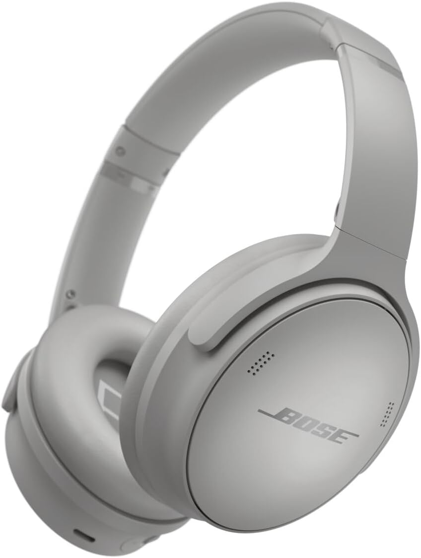 Bose QuietComfort Bluetooth Headphones, Wireless Headphones with Active Over Ear Noise Cancelling and Mic, Deep Bass, Up to 24 Hours of Playtime, Chilled Lilac – Limited Edition Color