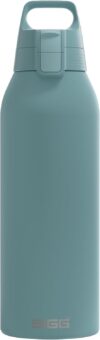 Sigg – Stainless Steel Water Bottle – Shield ONE Morning Blue – Suitable For Carbonated Beverages – Leakproof – Lightweight – BPA Blue – 1.5L