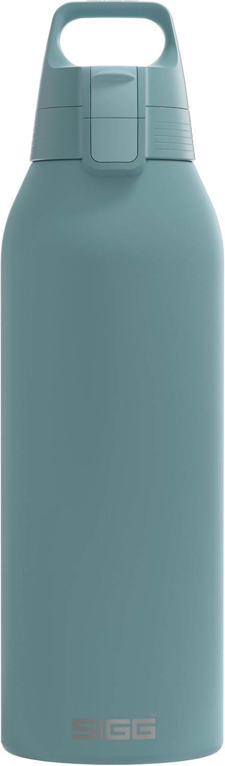 Sigg – Stainless Steel Drinking Bottle – Shield ONE Deep Blue – Suitable for Carbonated Drinks – Leak-Proof – Feather-Light – BPA-Free – Outdoor & Fitness – Blue – 0.75 L