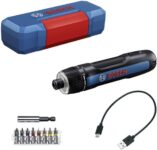 Bosch Professional Screwdriver Bosch GO 3 (incl. 8pcs bit Set, bit Holder, USB-C Cable, Mini Case)