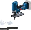 Bosch Professional 18V System Cordless Jigsaw GST 18V-125 S (Ideal for Curved and Cross cuts, SDS Blade Holder, incl. 1 x Jigsaw Blade, Dust Extraction Set)