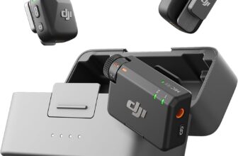 DJI Mic Mini (2 TX + 1 RX + Charging Case), Ultralight, Detail-Rich Audio