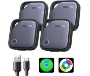 UGREEN Finder Duo Air Tracker Tags 4 Pack (iOS and Android)