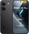 XIAOMI Poco X8 PRO 5G Ai (Compatible with Tmobile Mint Tello & Global) (512GB + 12GB) 6.59″ 50MP Gamers Phone NFC Dual sim Unlocked Model 2511FPC34G Liberado (Black)