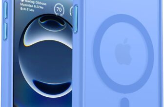CANSHN Magnetic Shockproof for iPhone 17e / 16e Case, Light Blue