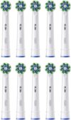 Oral-B Pro Cross Action Toothbrush Heads for Electric Toothbrush, Pack of 10, Suitable for a Post Box