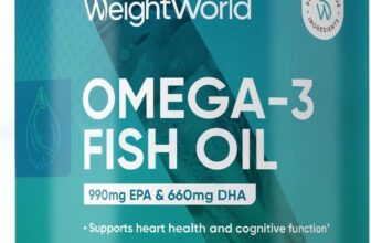 Omega 3 Fish Oil 2000mg – 240 Capsules (4 Months Supply) – 660mg EPA & 440mg DHA