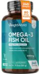 Omega 3 Fish Oil 2000mg – 240 Capsules (4 Months Supply) – 660mg EPA & 440mg DHA