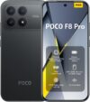 XIAOMI Poco F8 PRO 5G Ai (Compatible with Tmobile Mint Tello & Global) (256GB + 12GB) Ai 2K 6.59″ Bose Sound 50MP Gamers Phone NFC Dual sim Unlocked Model 2510DPC44G Liberado (Black)