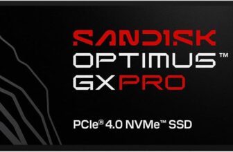 Sandisk Optimus GX PRO 8TB 850X NVMe SSD Internal Solid State Drive – Gen4 PCIe, M.2 2280, Up to 7,200 MB/s Read Speed – SDSP81800TAN