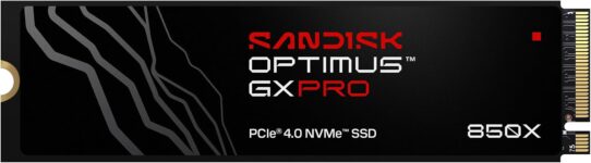 Sandisk Optimus GX PRO 8TB 850X NVMe SSD Internal Solid State Drive – Gen4 PCIe, M.2 2280, Up to 7,200 MB/s Read Speed – SDSP81800TAN