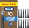 Oral-B iO Ultimate Clean Original Refills, Black, Pack of 10