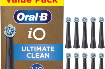 Oral-B iO Ultimate Clean Original Refills, Black, Pack of 10