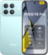 XIAOMI Poco F8 PRO 5G Ai (Compatible with Tmobile Mint Tello & Global) (256GB + 12GB) Ai 2K 6.59″ Bose Sound 50MP Gamers Phone NFC Dual sim Unlocked Model 2510DPC44G Liberado (Blue)