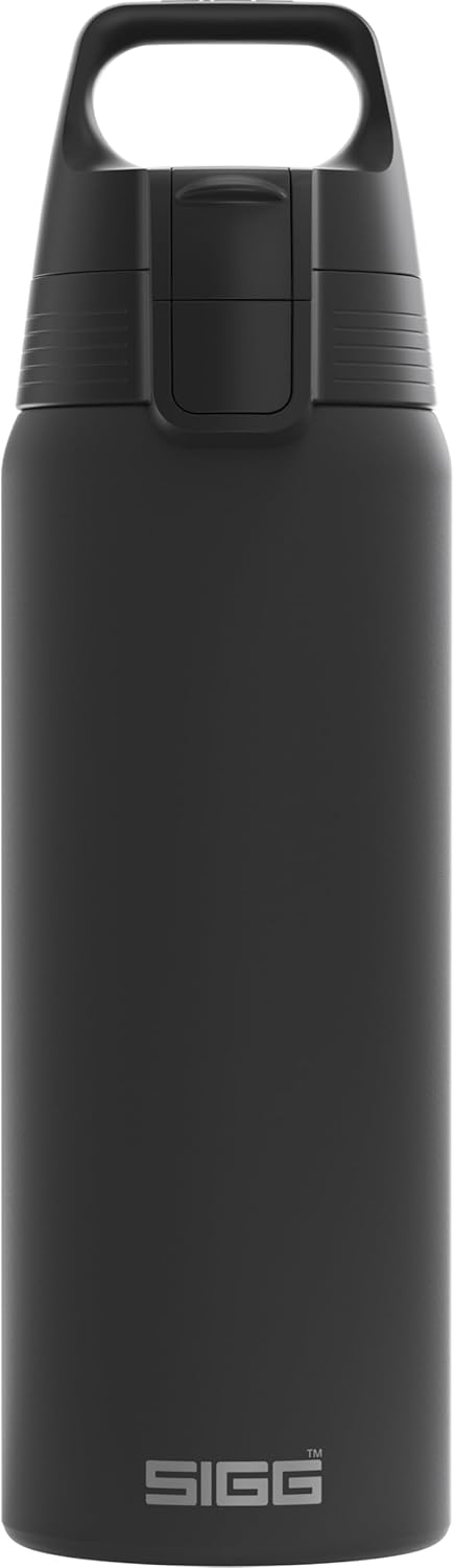 Sigg – Stainless Steel Drinking Bottle – Shield ONE Multicolour Ruby – Suitable for Carbonated Drinks – Leak-Proof – Feather-Light – BPA-Free – Outdoor & Fitness – Pink – 0.75 L