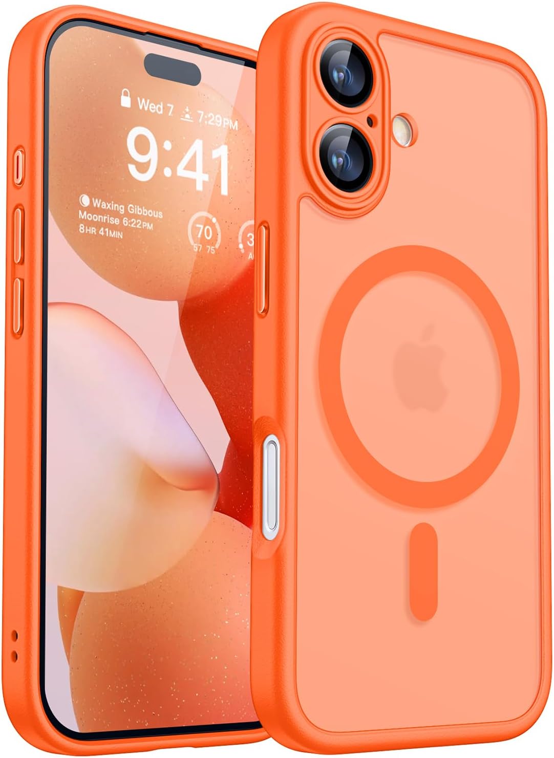 CANSHN Magnetic Shockproof for iPhone 12 Case, Hot Pink