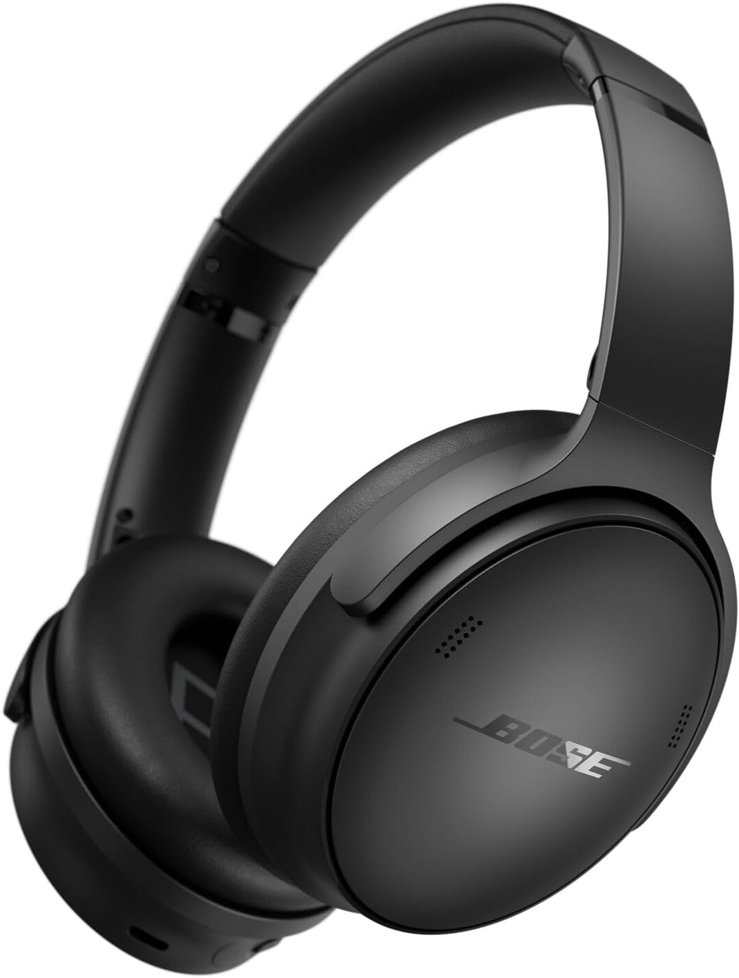 Bose QuietComfort Headphones – Wireless Bluetooth Headphones, Active Over Ear Noise Cancelling and Mic, USB-C Charging, Deep Bass, Up to 24 Hours of Playtime, White Smoke