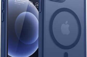 CANSHN Magnetic Shockproof for iPhone 12 Mini Case, Deep Blue
