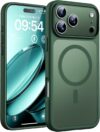 TOCOL for iPhone 17 Pro Max Case, Compatible with MagSafe, Alpine Green