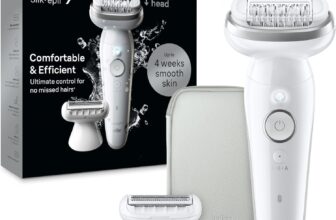Braun Silk·épil 9 Women’s Epilator, Ladyshaver, Waterproof, 9-041, Silver