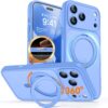 CANSHN 360° Spin Magnetic Stand for iPhone 17 Pro Max Case, Ultramarine