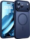 TOCOL for iPhone 17 Pro Case, Compatible with MagSafe, Dark Blue
