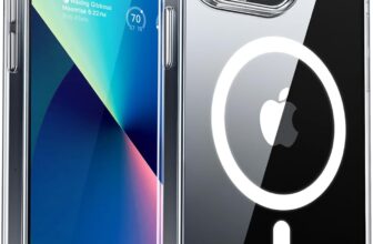 CANSHN Magnetic Shockproof for iPhone 13 Case, Clear