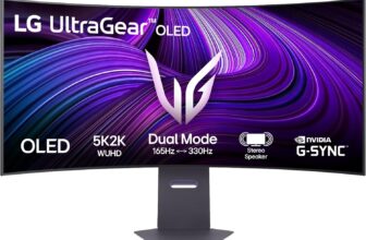 LG Ultragear | 45″ 5K2K OLED Gaming Display | Dual Mode 165Hz330Hz 0.03ms