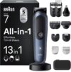 Braun Multigroom AIO7565 All-in-One Series 7 13-in-1 Trimmer Kit – Blue