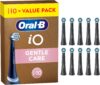 Oral-B iO Gentle Care Original Replacement Heads, Black, Pack of 10