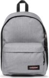EASTPAK Out Of Office – 31L Backpack with Dual Compartments, 16” Laptop Sleeve, Security Pocket, Bottle Holder & Air Mesh Straps, Sunday Grey