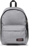 EASTPAK Out Of Office – 31L Backpack with Dual Compartments, 16” Laptop Sleeve, Security Pocket, Bottle Holder & Air Mesh Straps, Sunday Grey