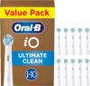 Oral-B iO Series Ultimate Clean, Original Replacement Round Brush Heads, with Crisscross Bristles for Advanced Deep Cleaning and Plaque Removal, Designed for Oral-B iO Electric Toothbrushes, 10