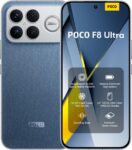 XIAOMI Poco F8 Ultra 5G Ai (Compatible with Tmobile Mint Tello & Global) (512GB + 16GB) Ai 2K 6.9″ Bose Sound 50MP Gamers Phone NFC Dual sim Unlocked Model 25102PCBEG (Blue Demin)