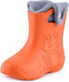 Ladeheid Kids EVA Wellies Unisex Lined Rain Boots Infant Shoes Winter Footwear Waterproof Rainboots LA-CA-04