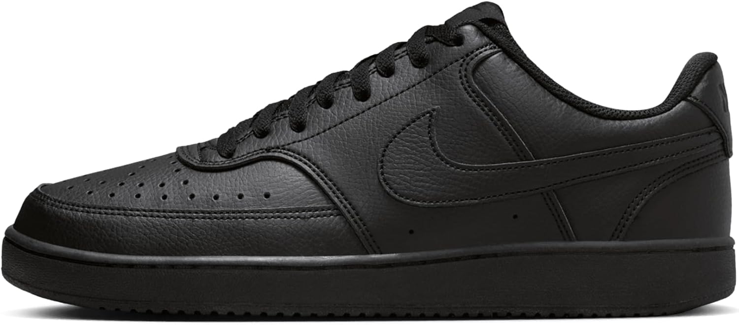 Nike Men’s Court Vision Low Black/Sail/Gum/Light Brown 6 Medium