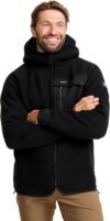 RevolutionRace Sherpa Hoodie for Men, Fleece Jacket Perfect for Hiking and Outdoor Adventures