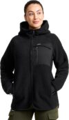 RevolutionRace Sherpa Hoodie for Women, Fleece Jacket Perfect for Hiking and Outdoor Adventures