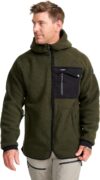 RevolutionRace Sherpa Hoodie for Men, Fleece Jacket Perfect for Hiking and Outdoor Adventures
