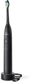 Philips Sonicare 5300 Electric Toothbrush, Sonic Toothbrush with 2 Intensity Levels, Pressure Alert, EasyStart, SmarTimer and BrushPacer, Black, Model HX7101/01 [New Technology]