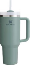 STANLEY Quencher H2.0 FlowState Tumbler 1.2L – Cold for 11 Hours – Iced for 48 Hours – Cup with Straw, Handle and Lid – Dishwasher Safe – Travel Mug for Cold or Hot Drinks – Shale