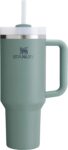STANLEY Quencher H2.0 FlowState Tumbler 1.2L – Cold for 11 Hours – Iced for 48 Hours – Cup with Straw, Handle and Lid – Dishwasher Safe – Travel Mug for Cold or Hot Drinks – Shale