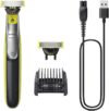Philips OneBlade 360 hybride Visage : rasoir/tondeuse à Barbe électrique, avec Innovation Lames 360, 2 Lames 360 Pour le Visage, 1 Sabot réglable 5 en 1 (modèle QP2734/30)