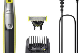 Philips OneBlade 360 hybride Visage : rasoir/tondeuse à Barbe électrique, avec Innovation Lames 360, 2 Lames 360 Pour le Visage, 1 Sabot réglable 5 en 1 (modèle QP2734/30)