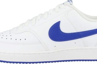 Nike Men’s Low Sneaker Basketball Shoes, White Game Royal, 10