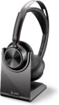 Poly Voyager Focus 2 USB-C-C Headset USB-C/A Adapter Charging Stand (A58JDAA)