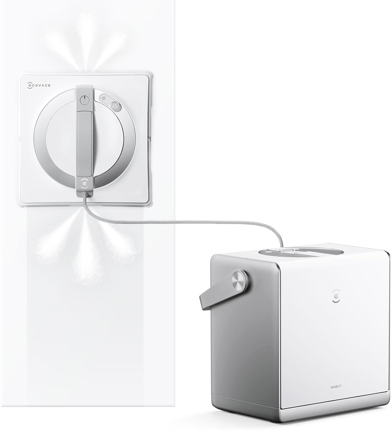 ECOVACS Winbot W2S Omni Window Cleaning Robot with Multifunctional Station